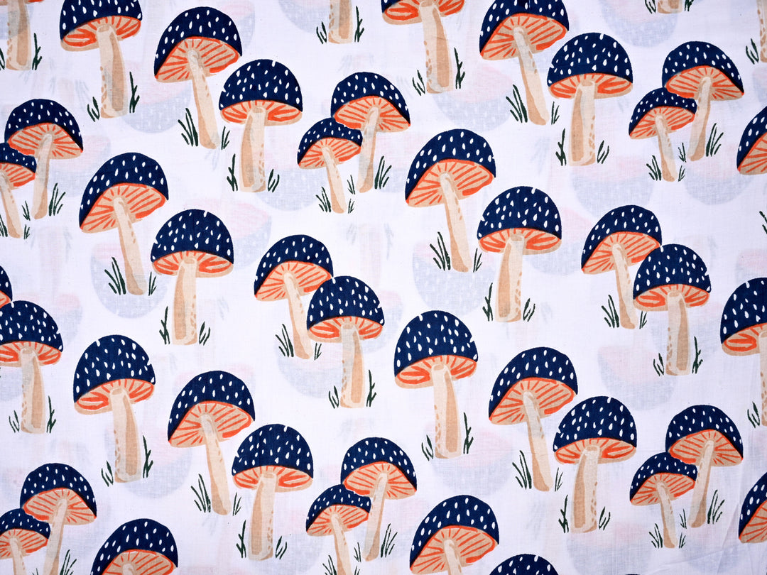 white printed cotton fabric trends