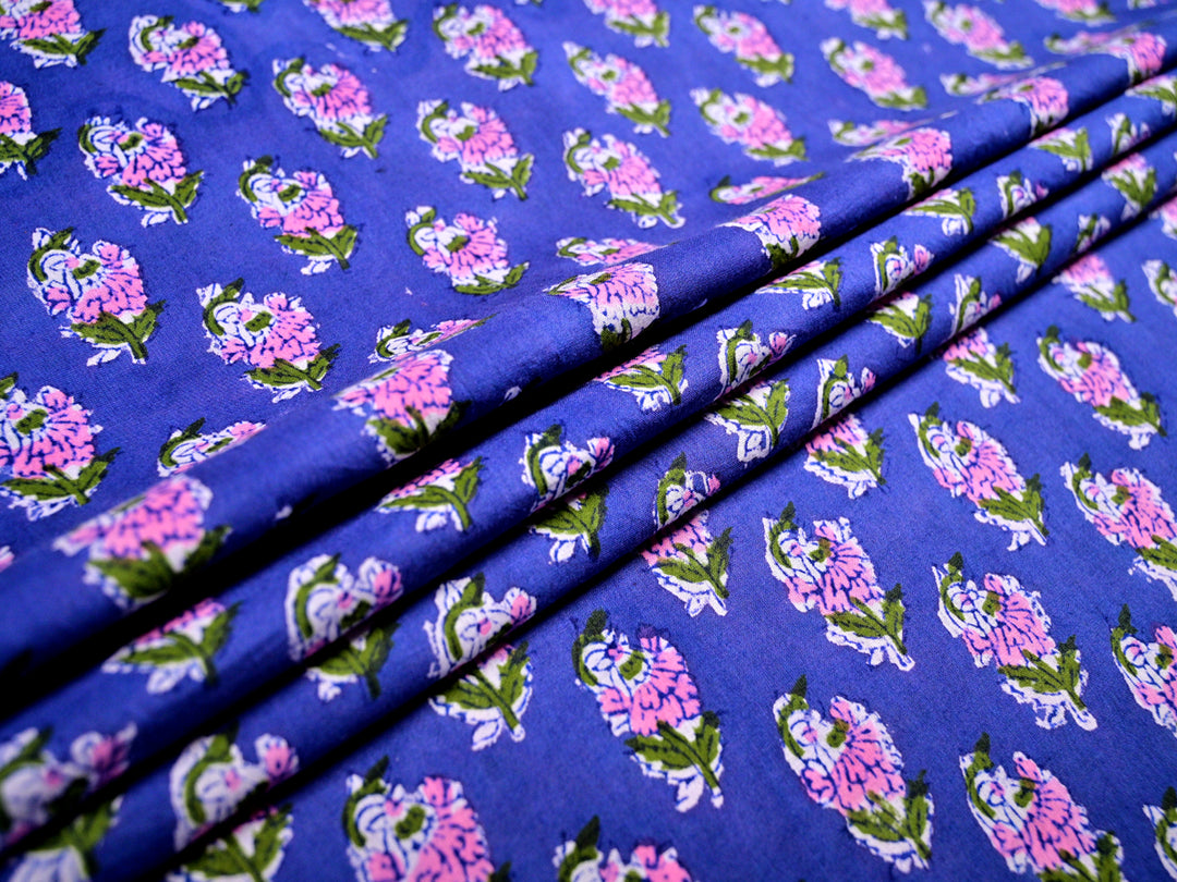 Indian cotton fabric for dressmaking