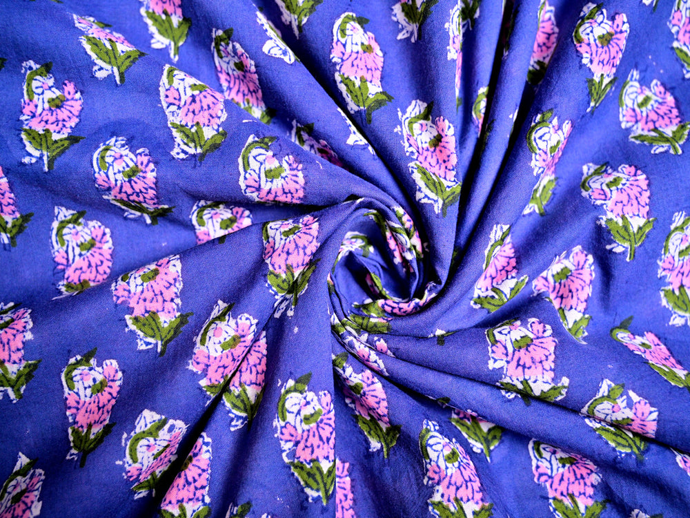 Eco-friendly hand block print fabric