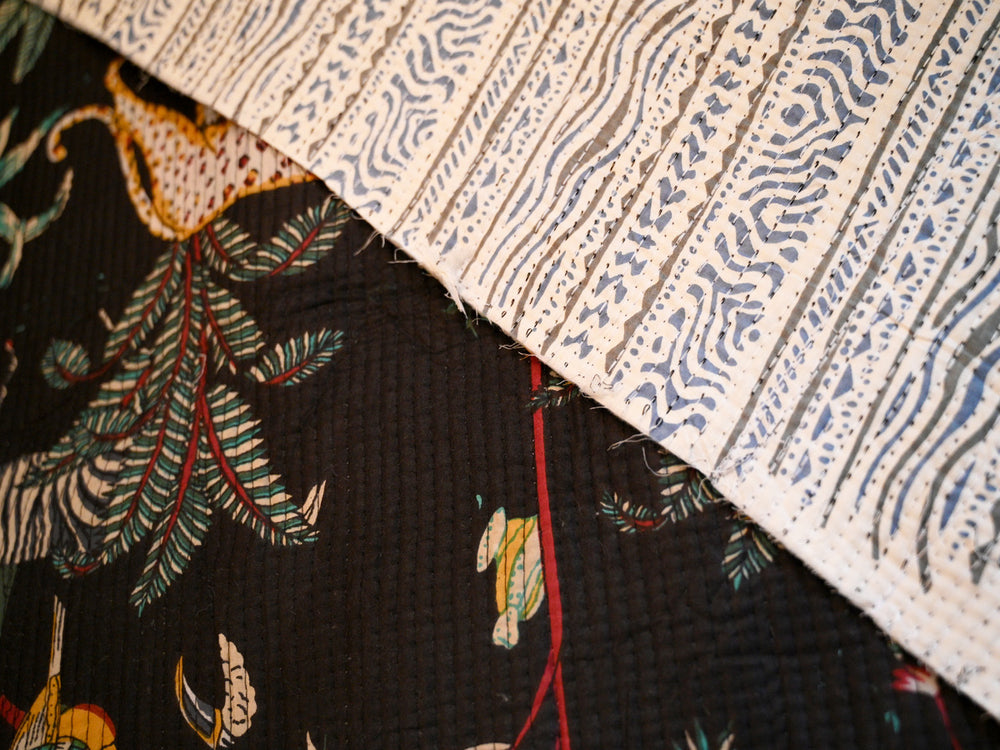 Upholstery fabric by the yard – Indian block print cotton quilting cloth