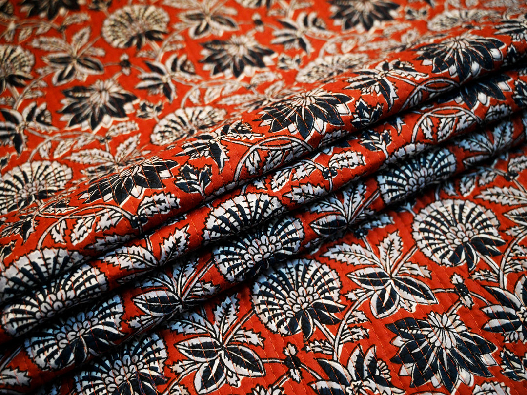 Quilted Fabric by the Yard – Indian Cotton Quilting for DIY Projects