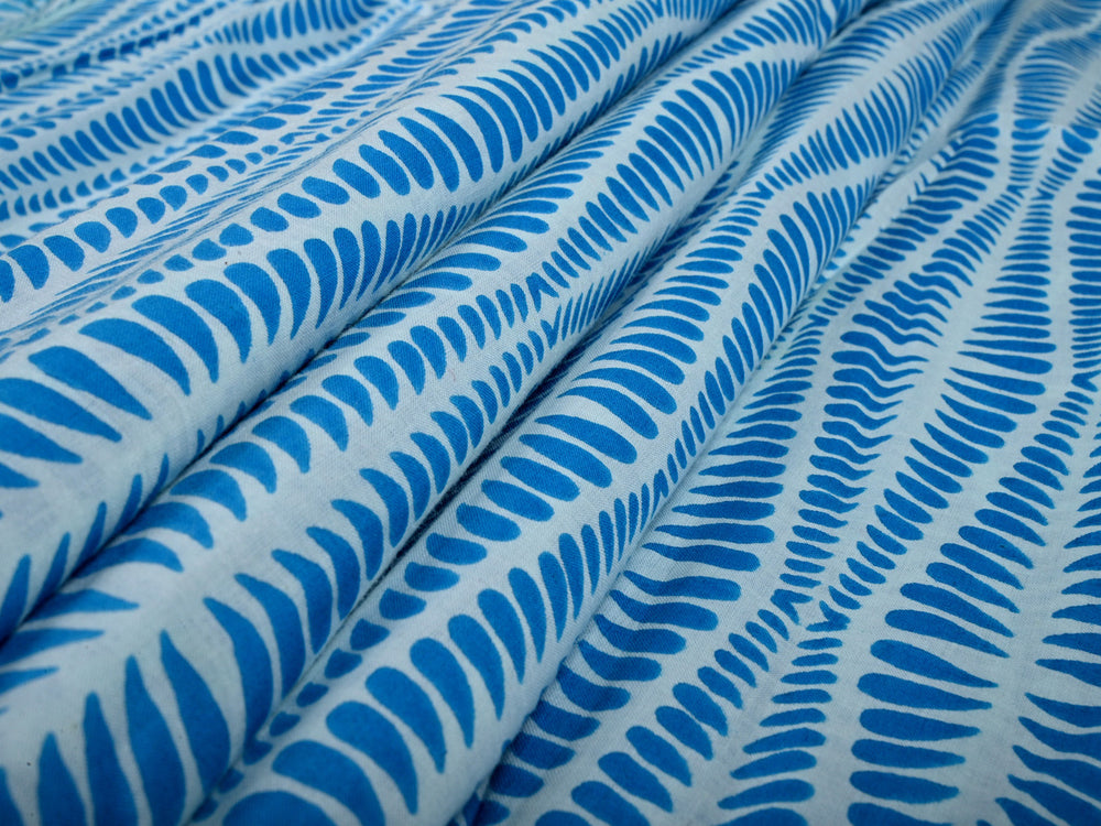 block printed indian fabric