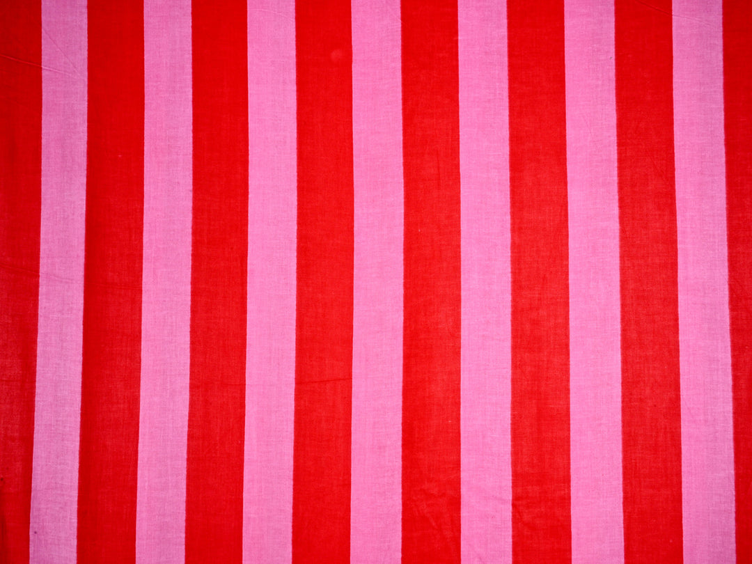 cool red and pink stripes fabric