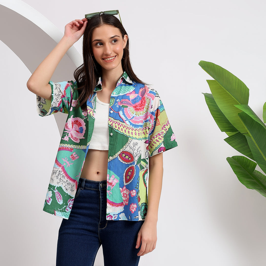 Half sleeve blouses for women