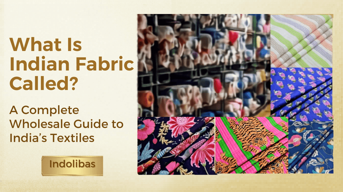 Wholesale Indian Fabric Guide showcasing various Indian textiles and their vibrant designs.