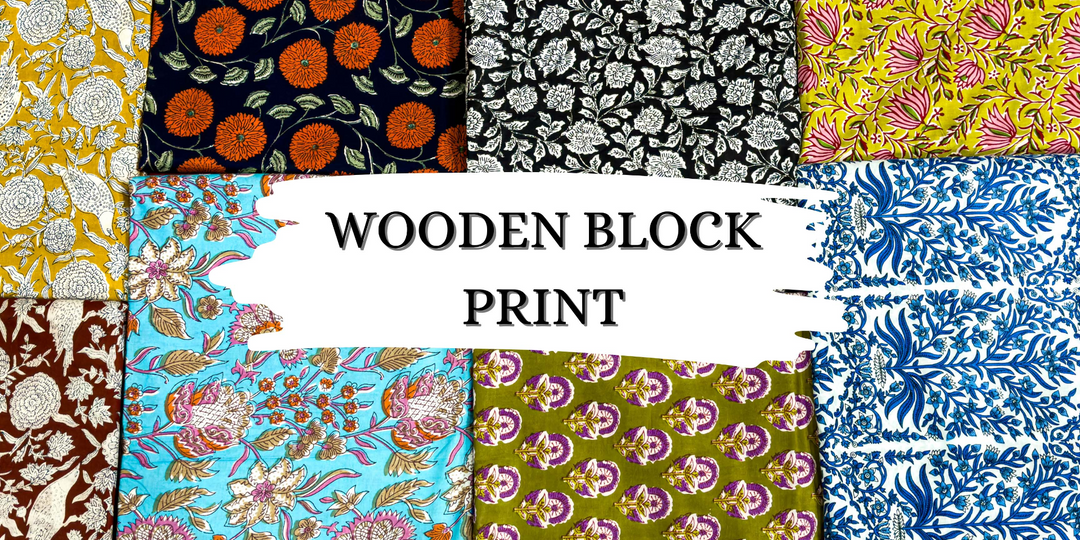 Hand Block Printing Fabric