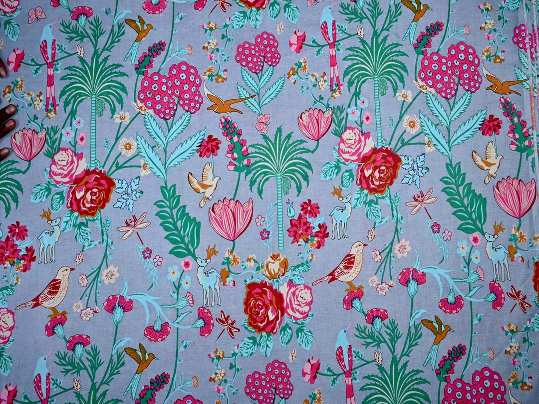 printed floral cotton fabric