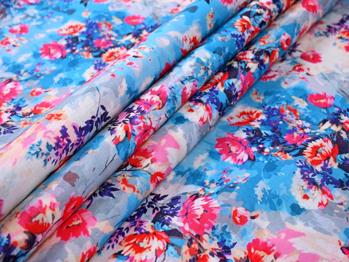 Colorful Boho Floral Textiles