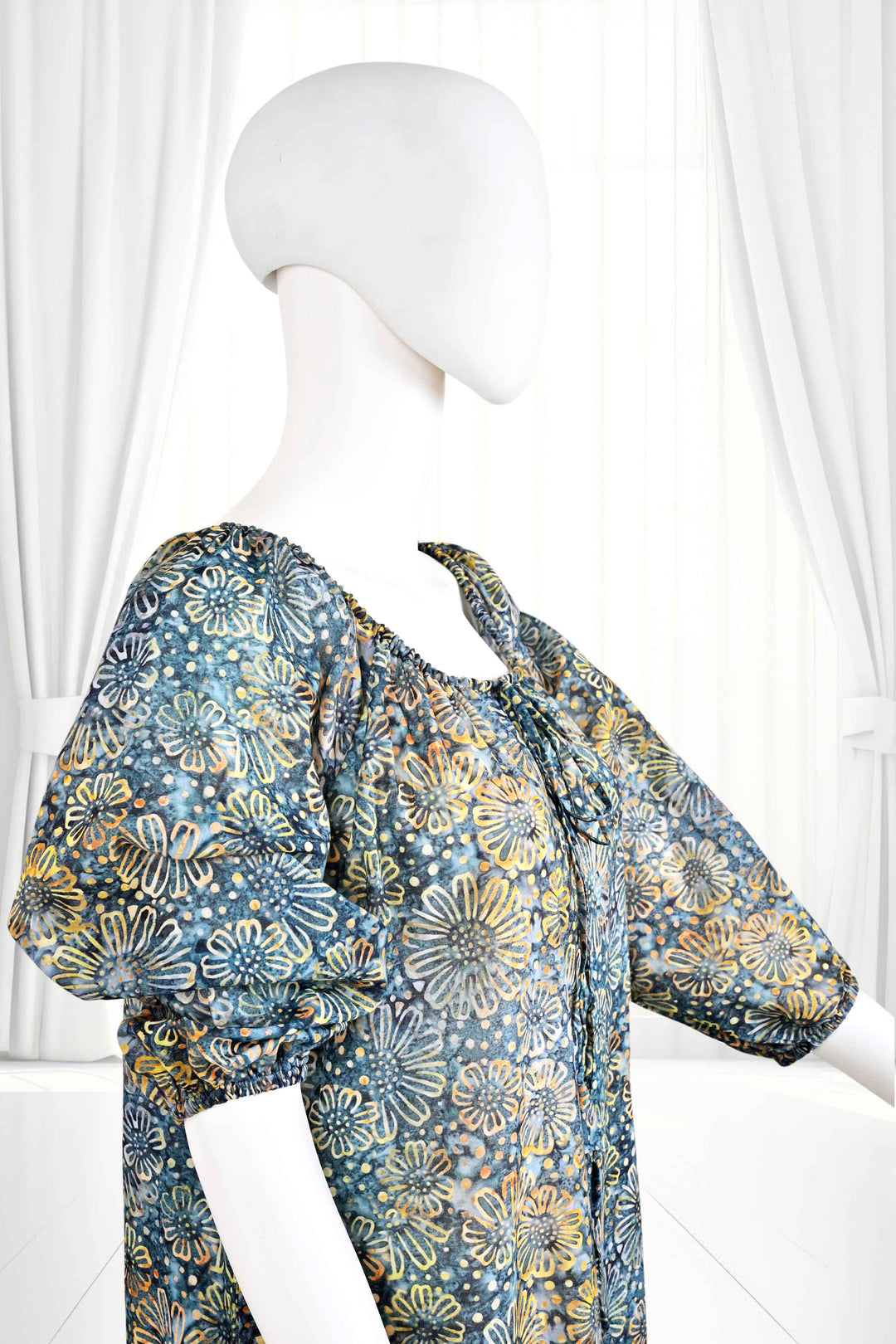 floral print cotton maxi dresses
