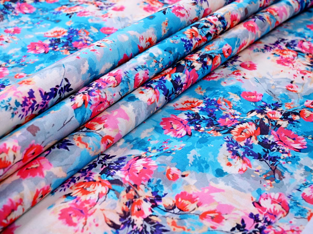 floral upholstery fabric cotton