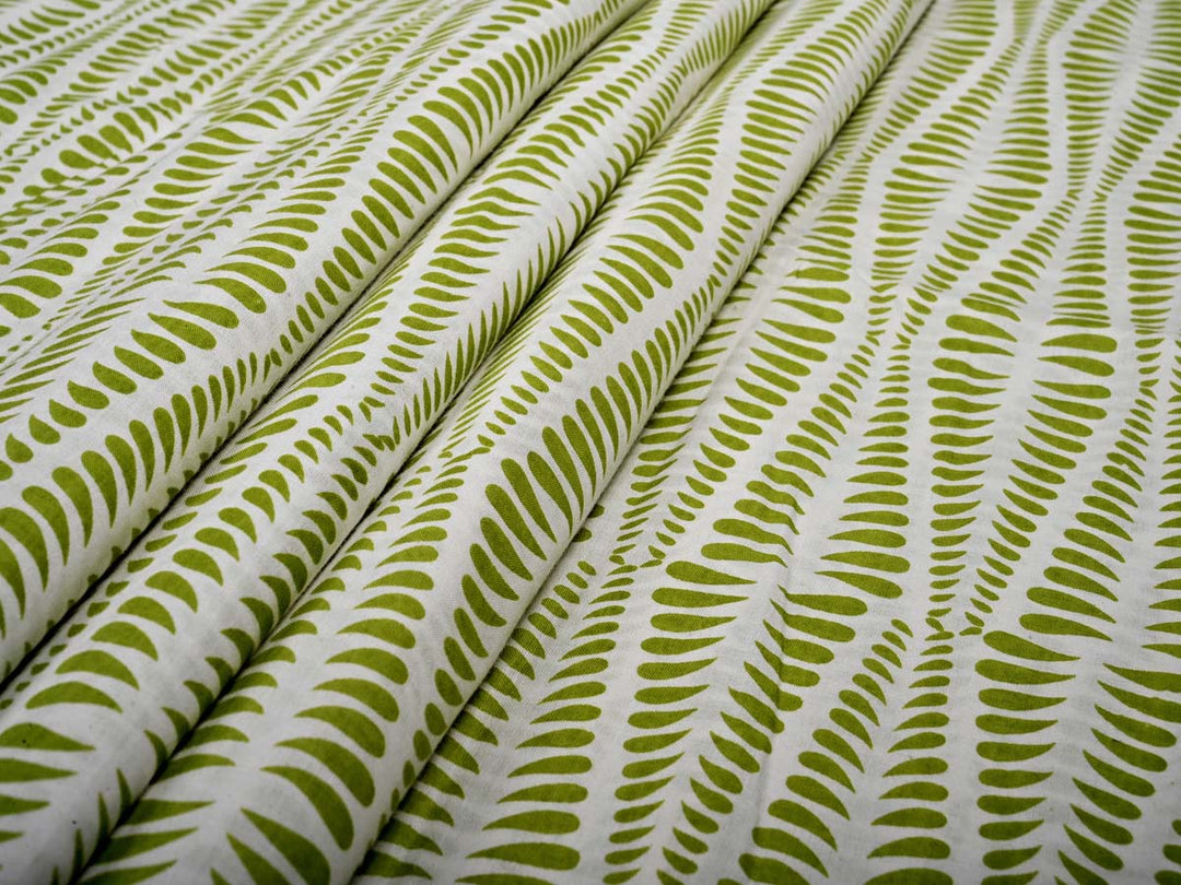 olive leaves pattern on fabric