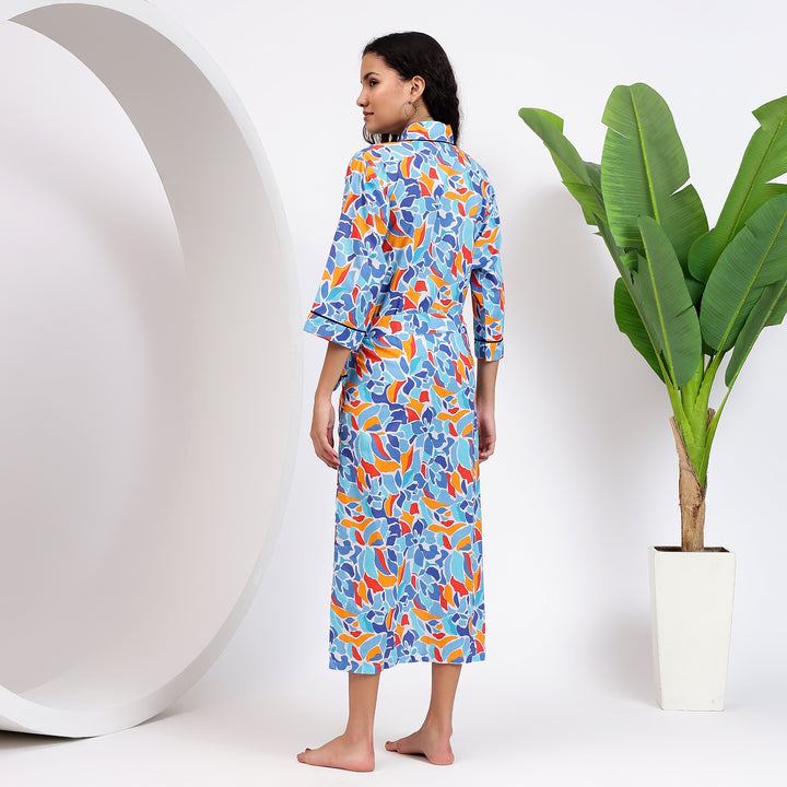 Cotton Kimono Loungewear