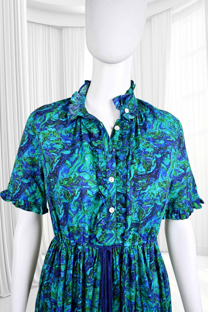 buy green floral maxi dresses