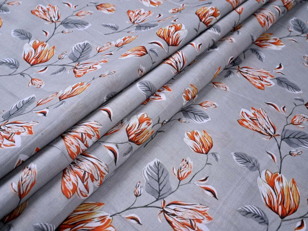 Vintage Floral Print Material