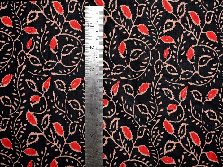 cotton black fabric by the yard