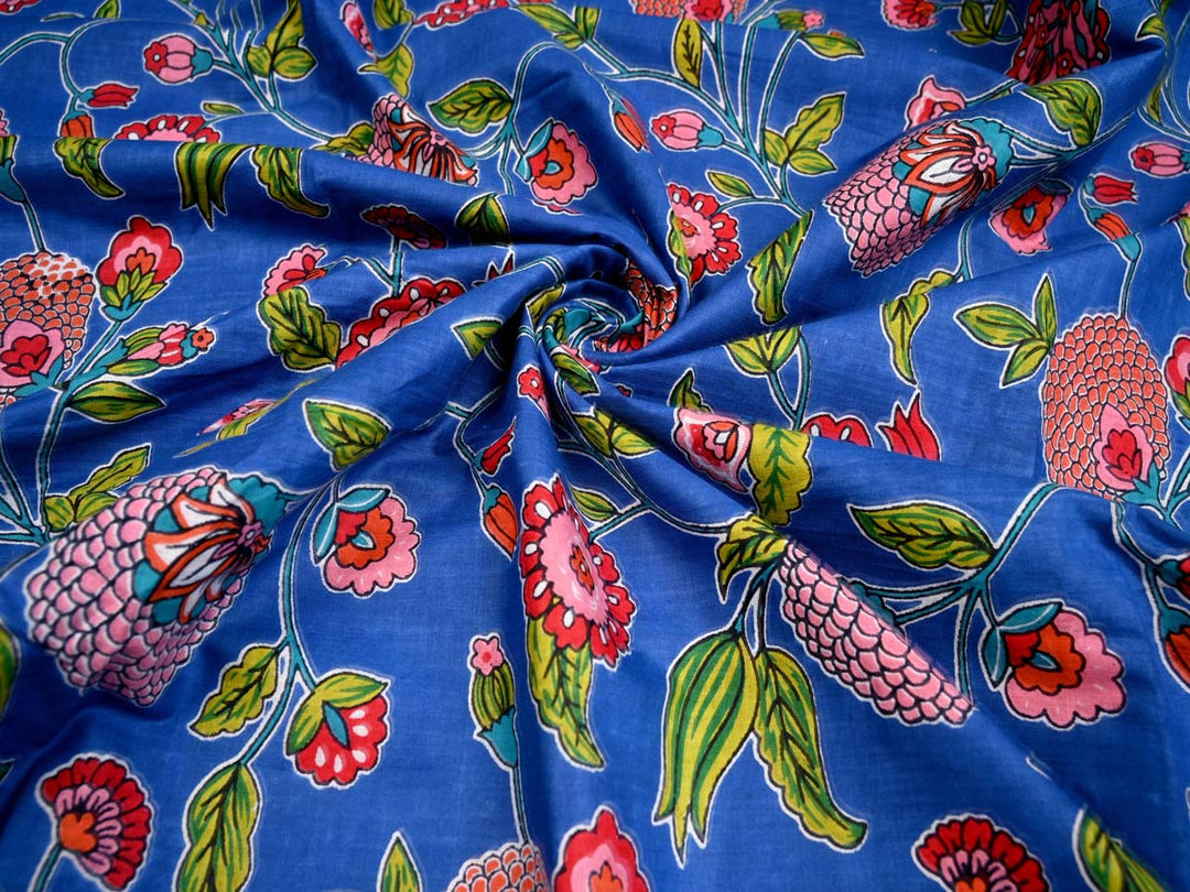 flowers on fabric 