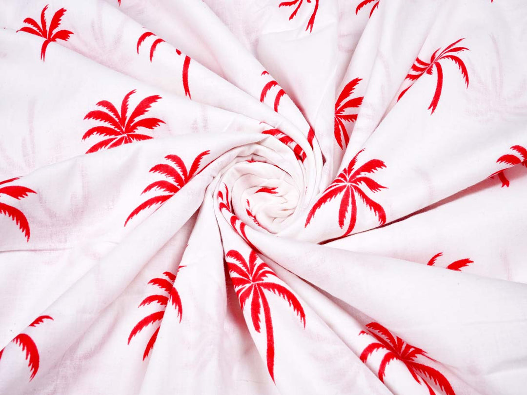 palm tree fabric by the yard