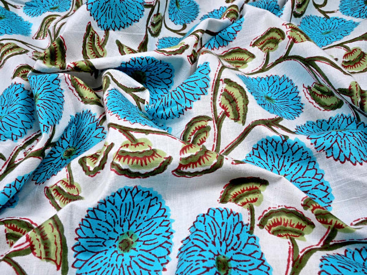 indian block print cotton