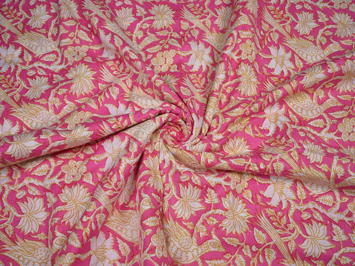 printed flower dress fabric cotton