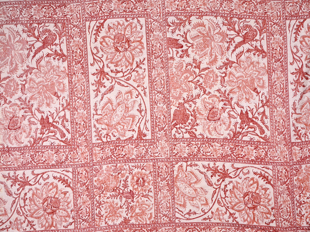 floral border prints cotton fabric