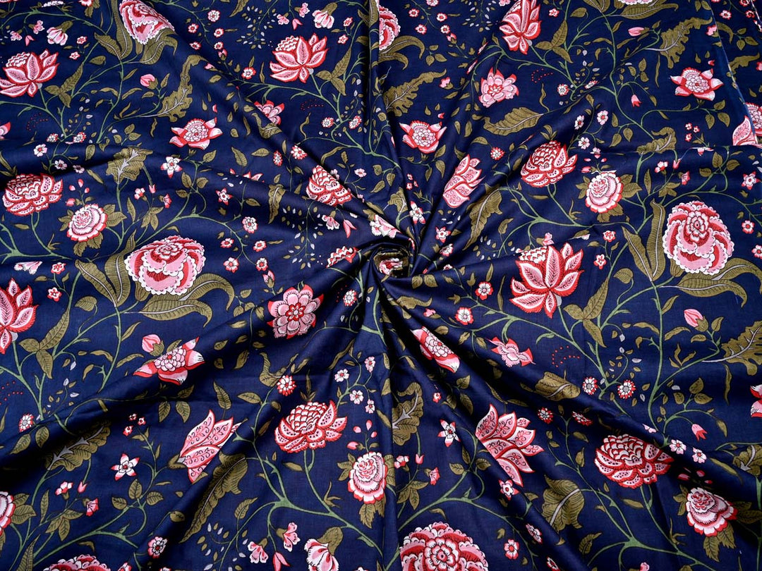 vintage floral upholstery fabric