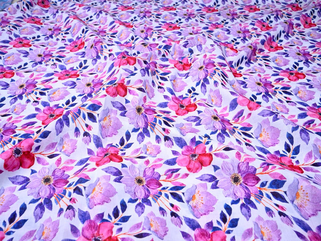 printed cotton fabric by the yard