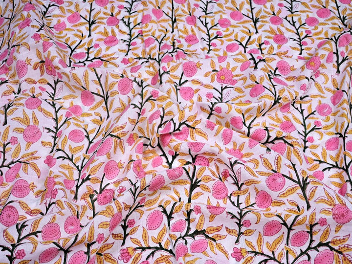 cotton floral fabric by the yard