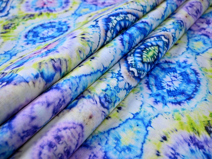 tie dye knit wholesale fabric