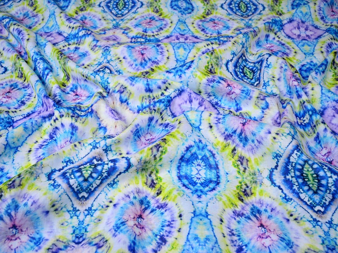 hand dyed cotton clothing fabric