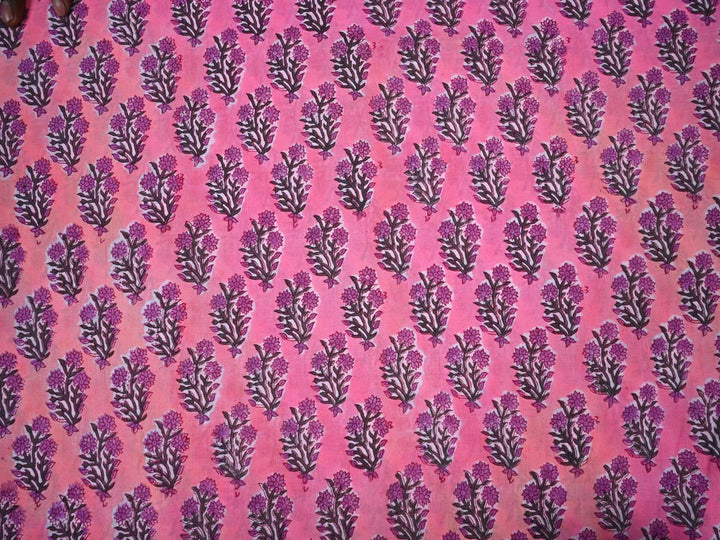 Indian block print batik fabric