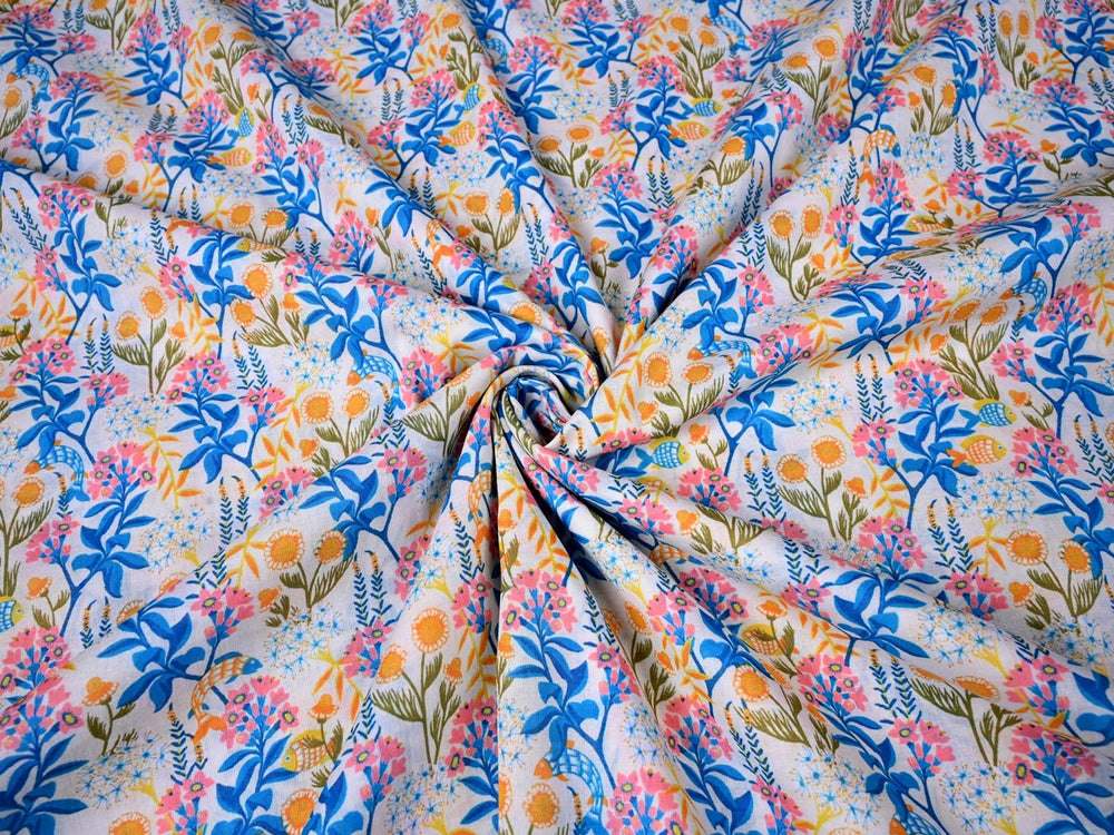 tiny floral print cotton fabrics