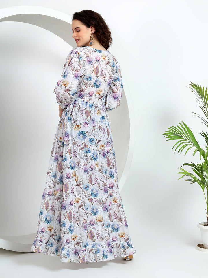 Modest Back view of Long Dress