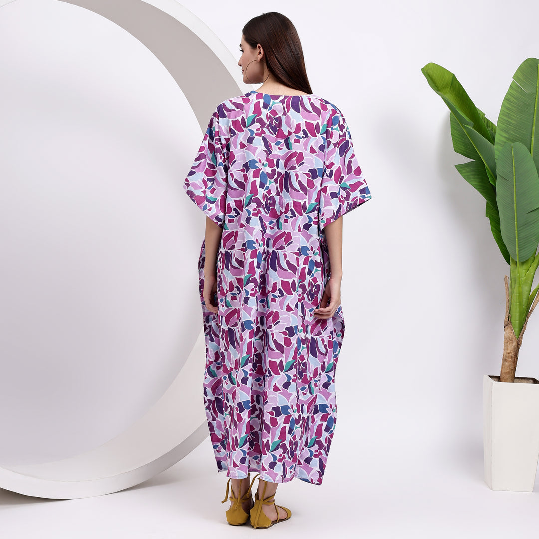 Full-length maxi caftan