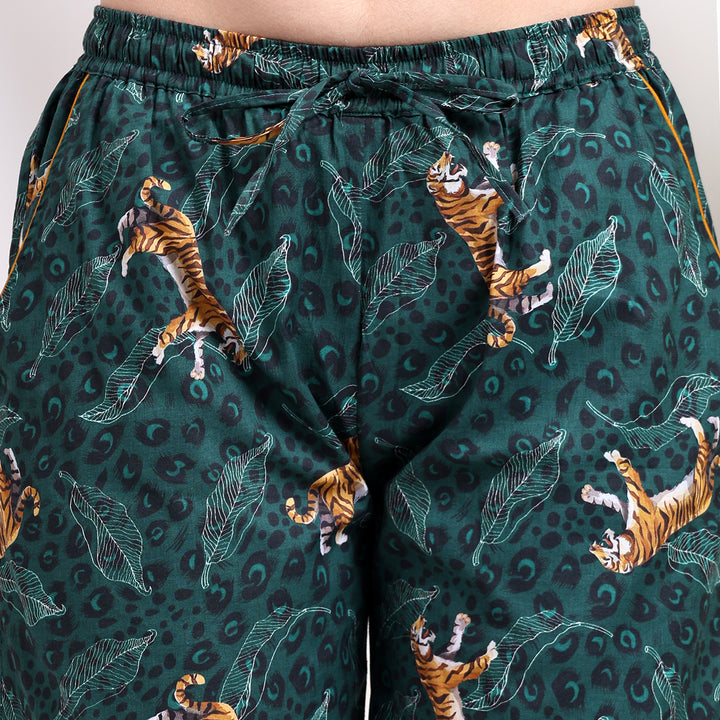 Cotton Safari Shirt with PJ Shorts ~ Modern and Wild!