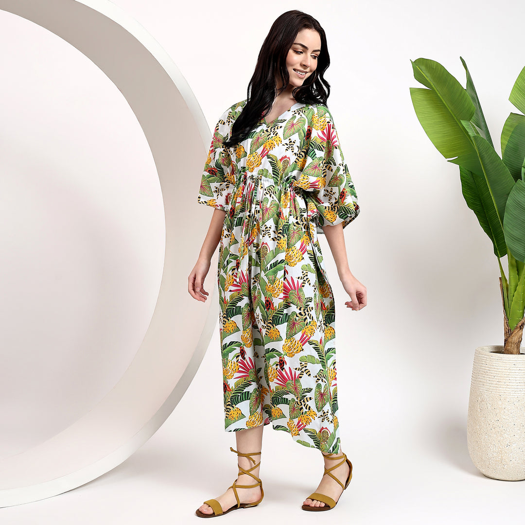 Indian tropical kaftan – lightweight cotton abaya