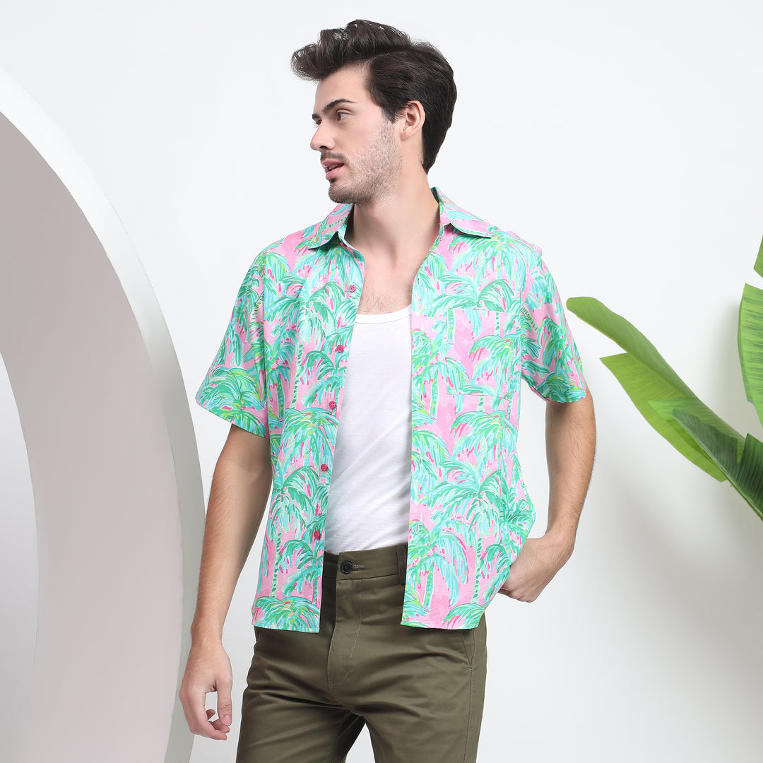 Stylish printed shirt perfect for hot summer days and casual beach fun