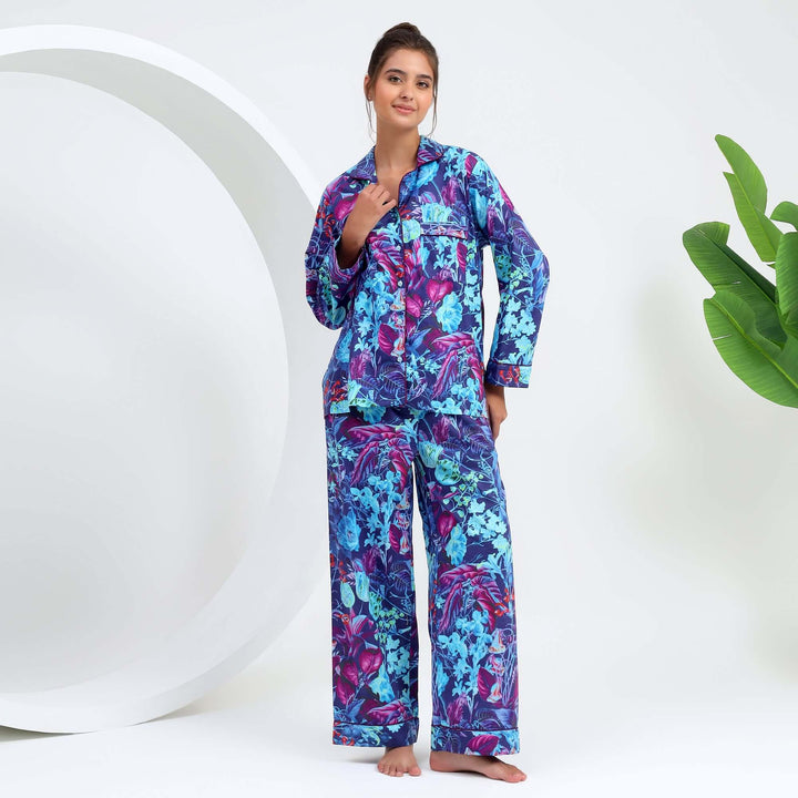 Indian Pajamas for Women | Cotton PJ Set Matching PJs in Wholesale price – Indolibas