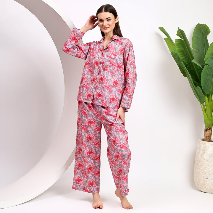 Handmade cotton pajama set – Indian block print sleepwear
