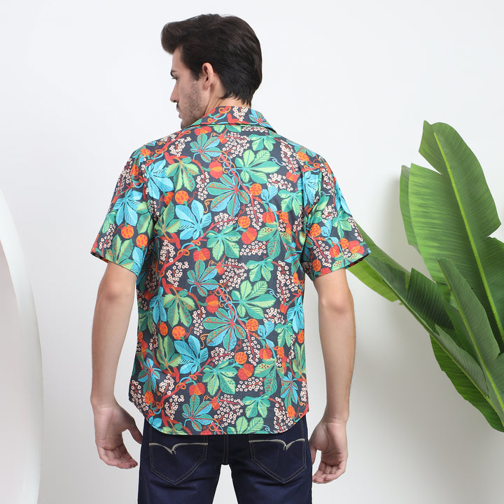 Indolibas men's summer shirt with a fresh look, ideal for relaxed and casual occasions.