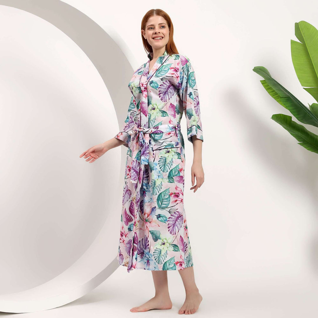 Floral kimono for independent retailers and gift shops