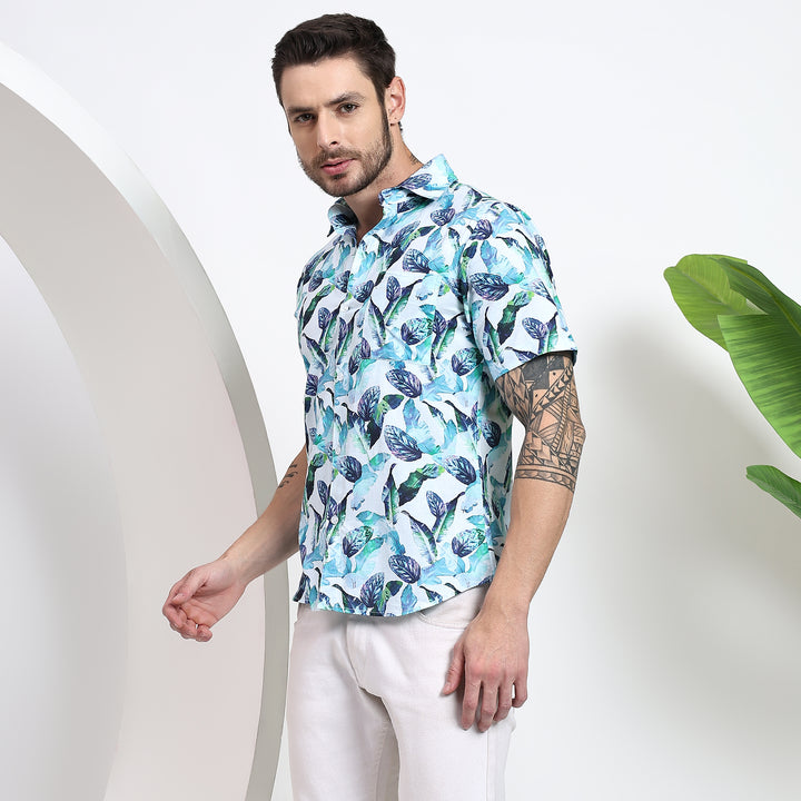 Blue Casual Shirt for men