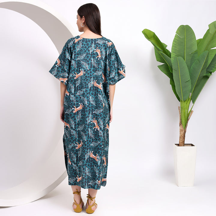 Breathable cotton kaftan