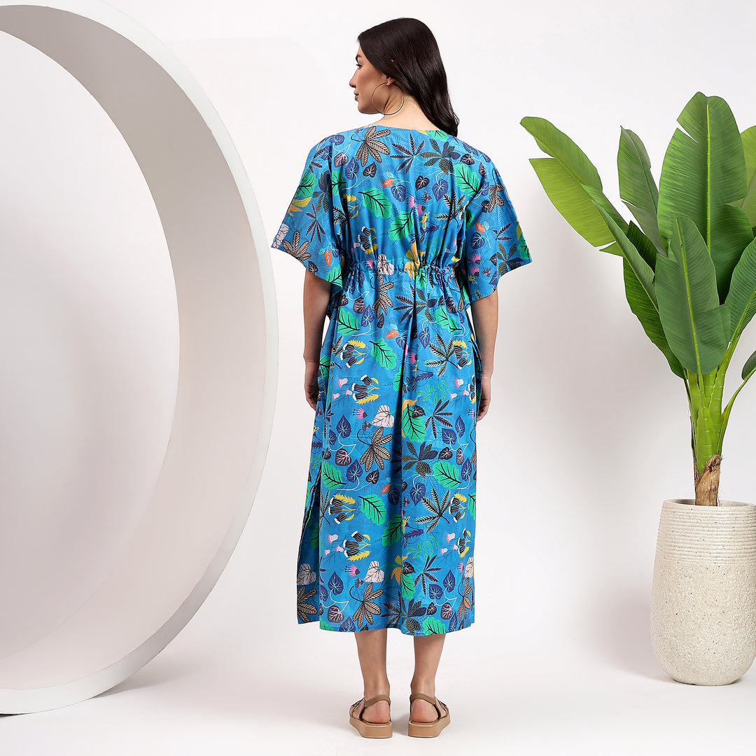 Moroccan kaftan dress – Indian cotton block print caftan