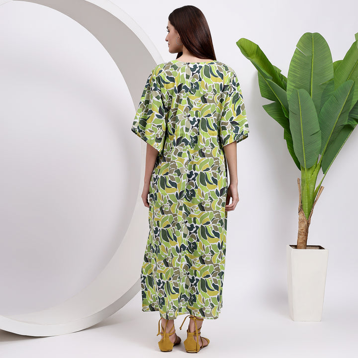 Nightwear caftan dress