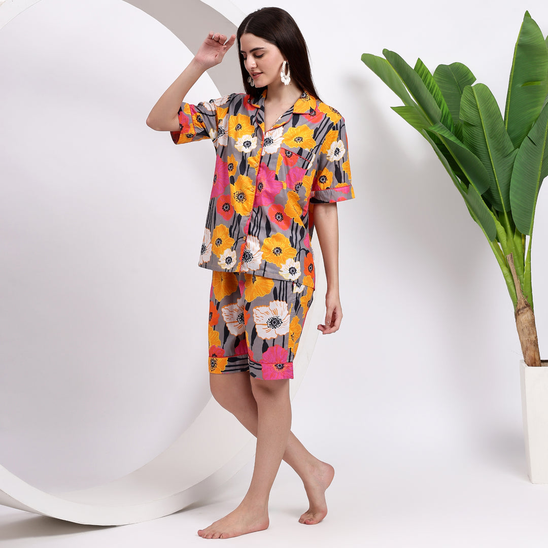 Flower Print Sleepwear
