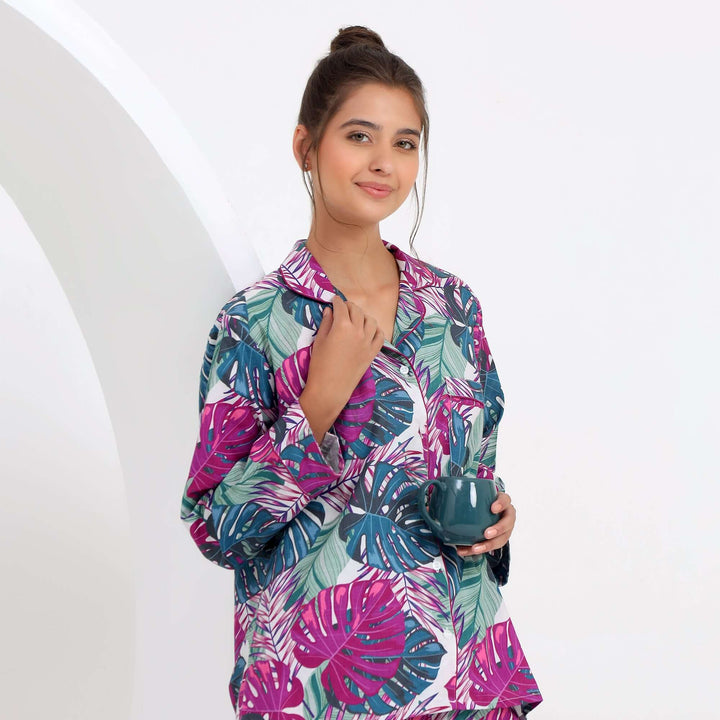Loungewear set pajamas women's pjs set breathable indian cotton