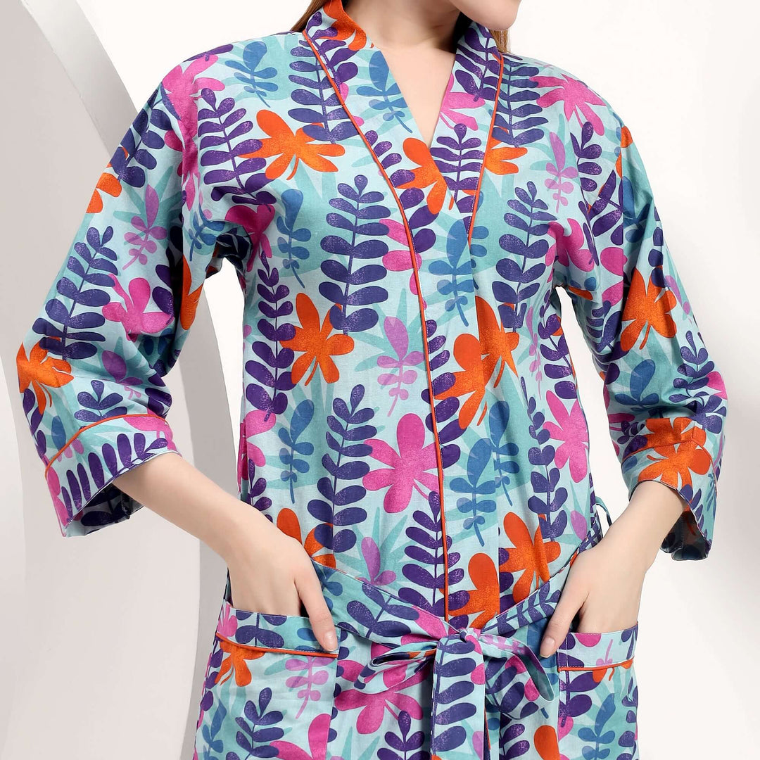 Indolibas wholesale tropical kimono – 5 piece MOQ