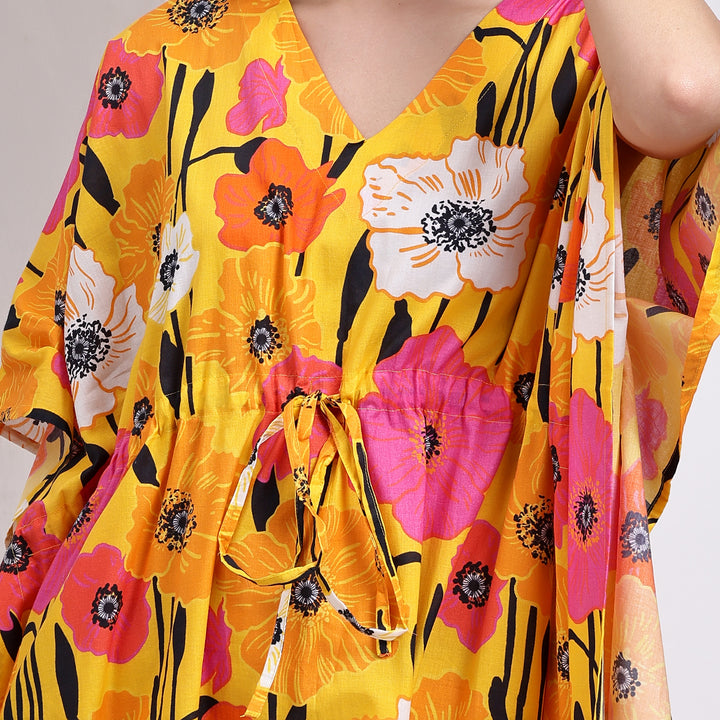 Women floral kaftan