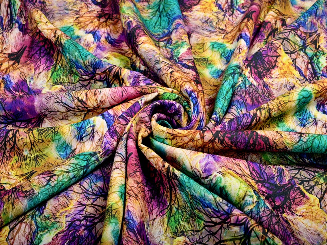 cotton abstract fabric