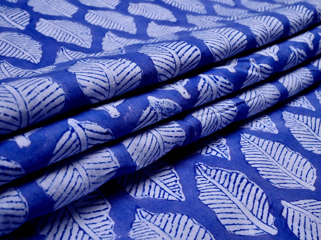 leaf print fabric by patterns